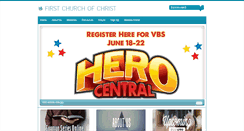 Desktop Screenshot of firstchurchofchrist.net